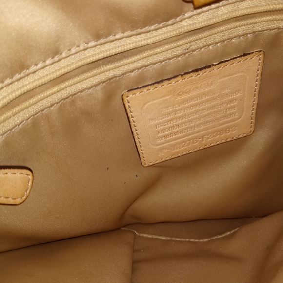 Coach Leather Pocketbook with 2 Side Pockets - Picture 7 of 11